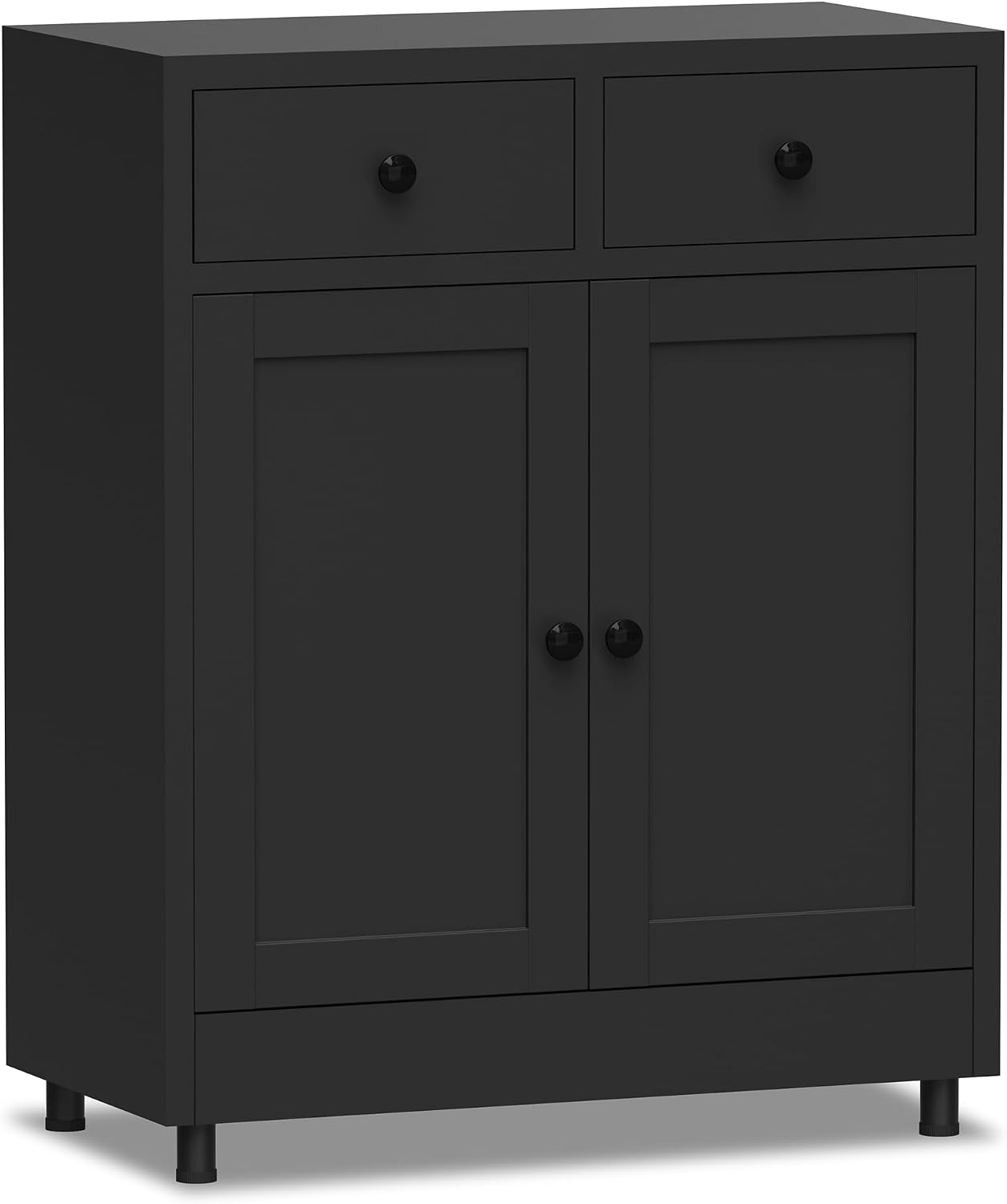 Credenza Office Storage - Lemari Penyimpanan Logam Dengan Laci, Rak