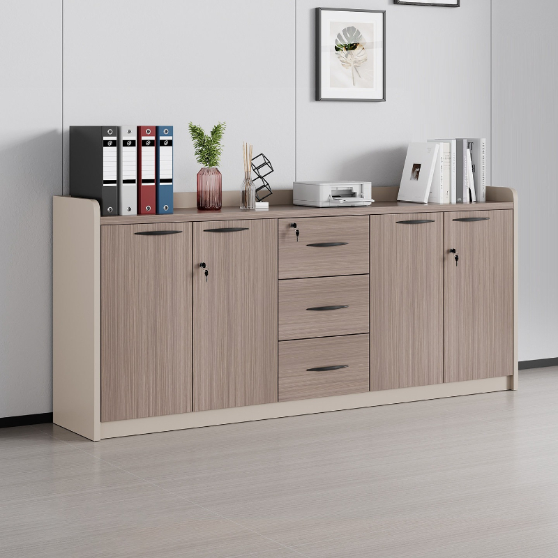 Credenza Office Storage - Lemari Penyimpanan Kantor Kayu Modern F*-Low,