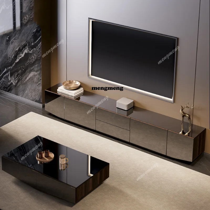 Office Furniture Center - Meja TV Mewah Estetis, Kabinet Penyimpanan