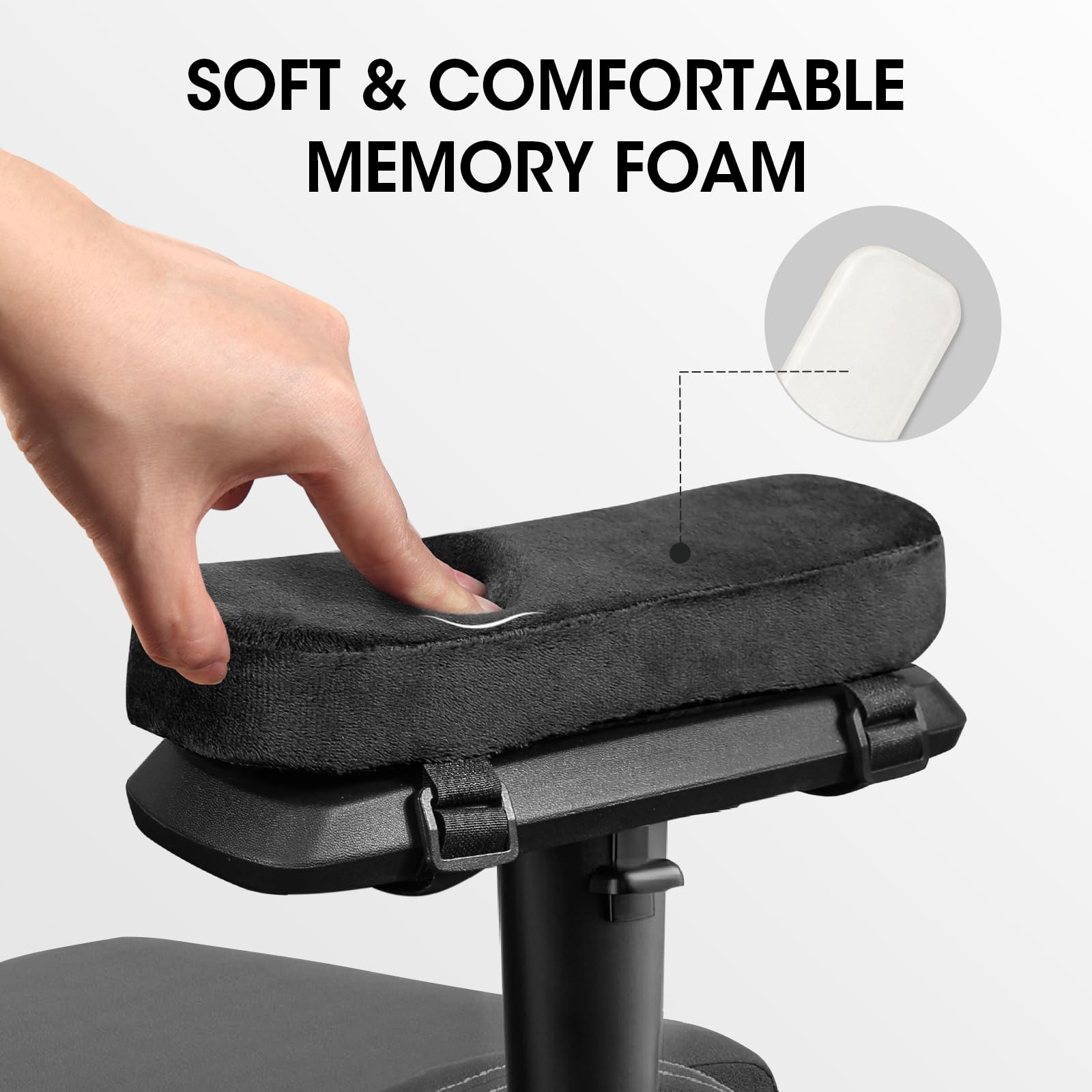 Visitor Chair Padded - 2/4/8 Buah Bantalan Sandaran Tangan Kursi