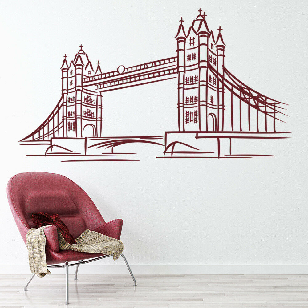 Office Furniture London - Stiker Dinding Tower Bridge London Landmark