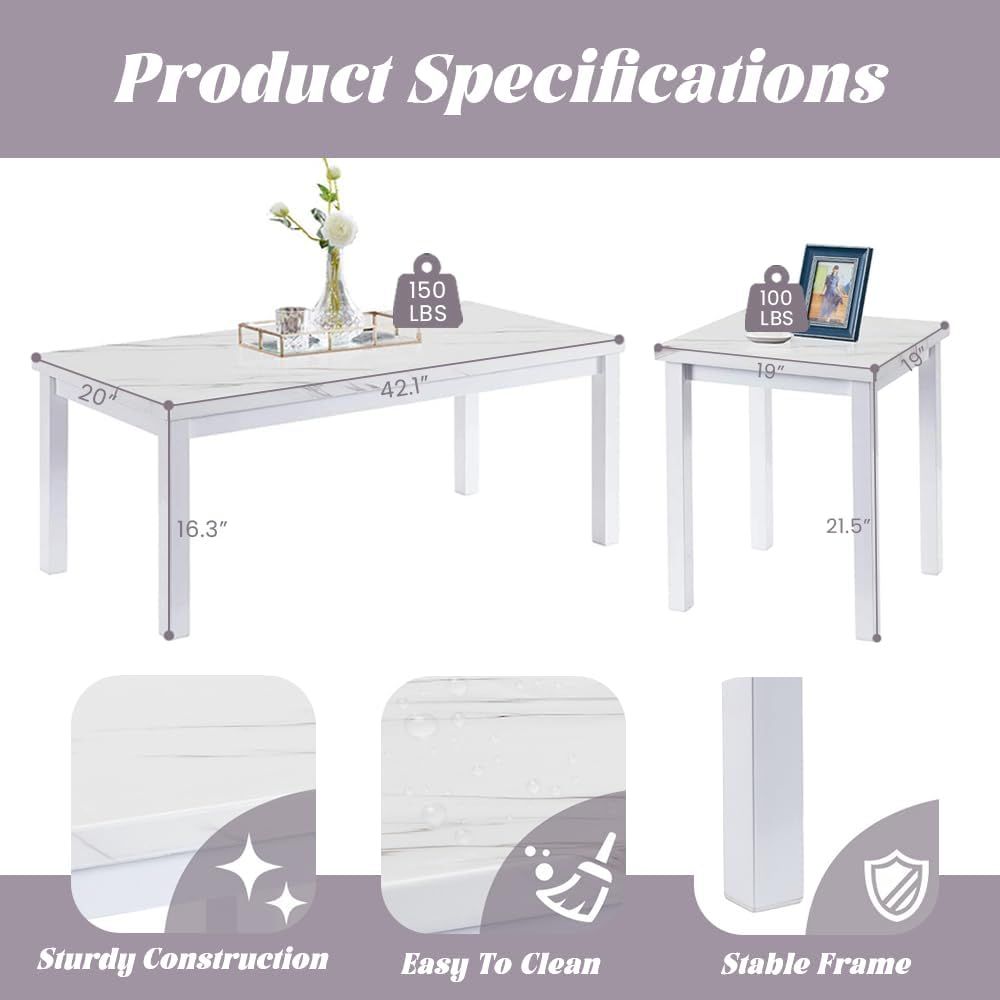 Set Meja Kopi Ruang Tamu Moder - Office Furniture Center ulasan dan harga