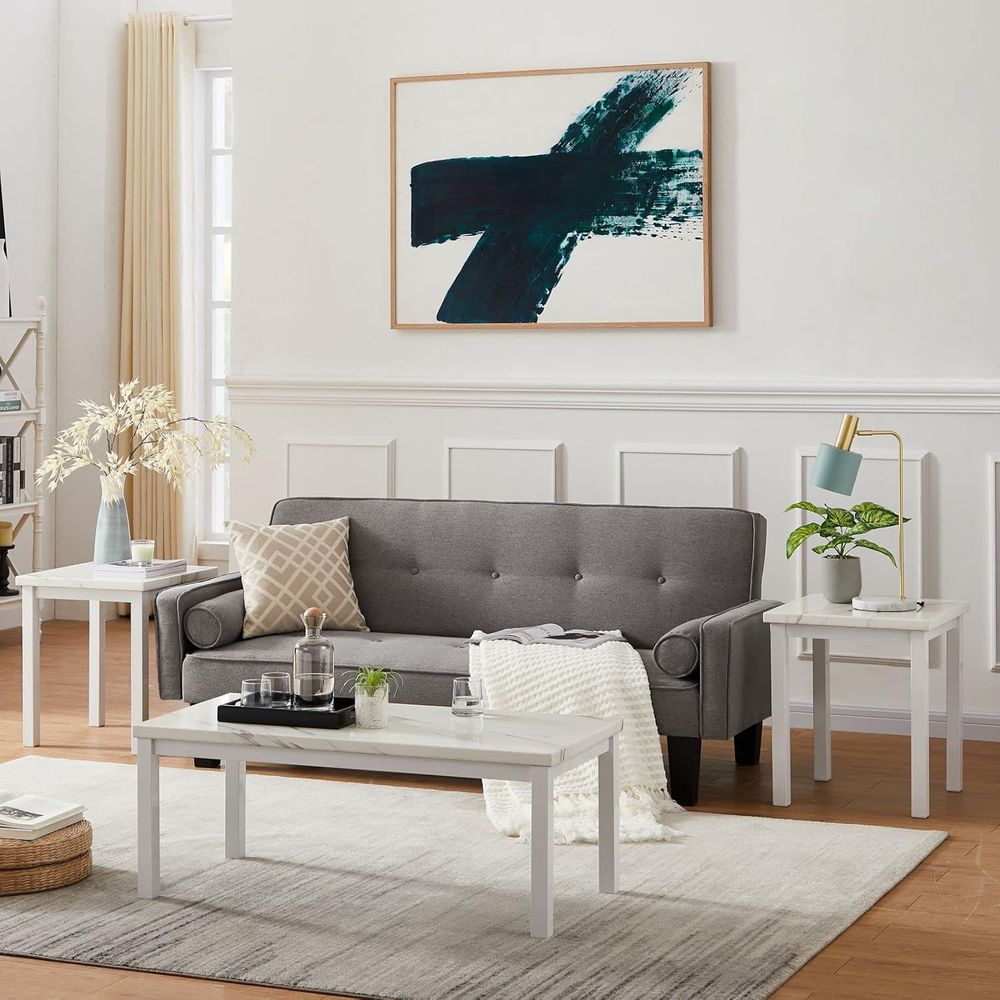 Set Meja Kopi Ruang Tamu Moder - Office Furniture Center ulasan dan harga