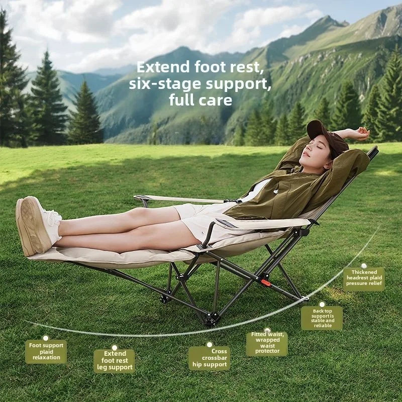 Kursi Lipat Camping Recliner d - Visitor Chair Padded ulasan dan harga