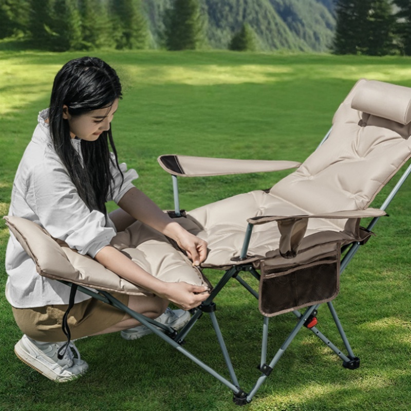 Kursi Lipat Camping Recliner d - Visitor Chair Padded ulasan dan harga