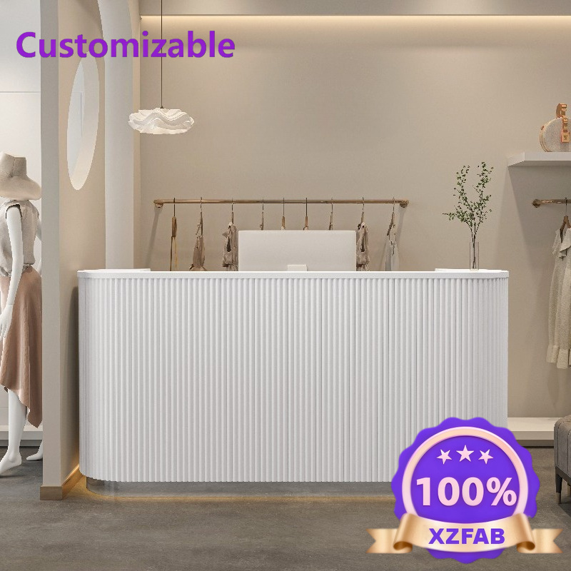 Meja Resepsionis Toko Modern 2 - Office Furniture Factory Shop ulasan dan harga