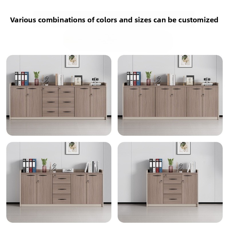Lemari Penyimpanan Kantor Kayu - Credenza Office Storage ulasan dan harga