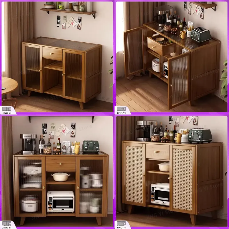 Lemari Dapur Kayu Bufet Server - Credenza Office Storage ulasan dan harga