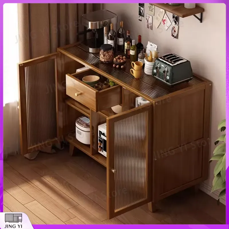 Lemari Dapur Kayu Bufet Server - Credenza Office Storage ulasan dan harga