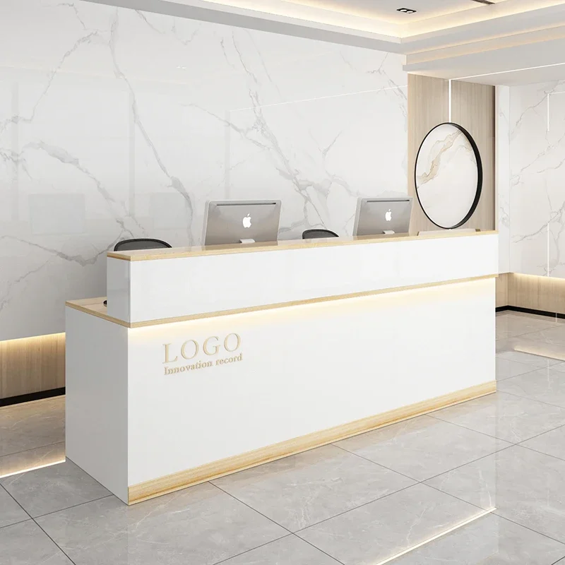 Meja Resepsionis Minimalis Ita - Office Furniture Center ulasan dan harga