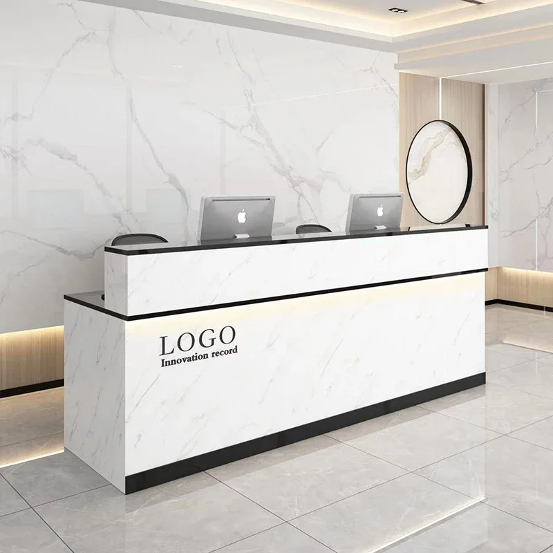 Meja Resepsionis Minimalis Ita - Office Furniture Center ulasan dan harga