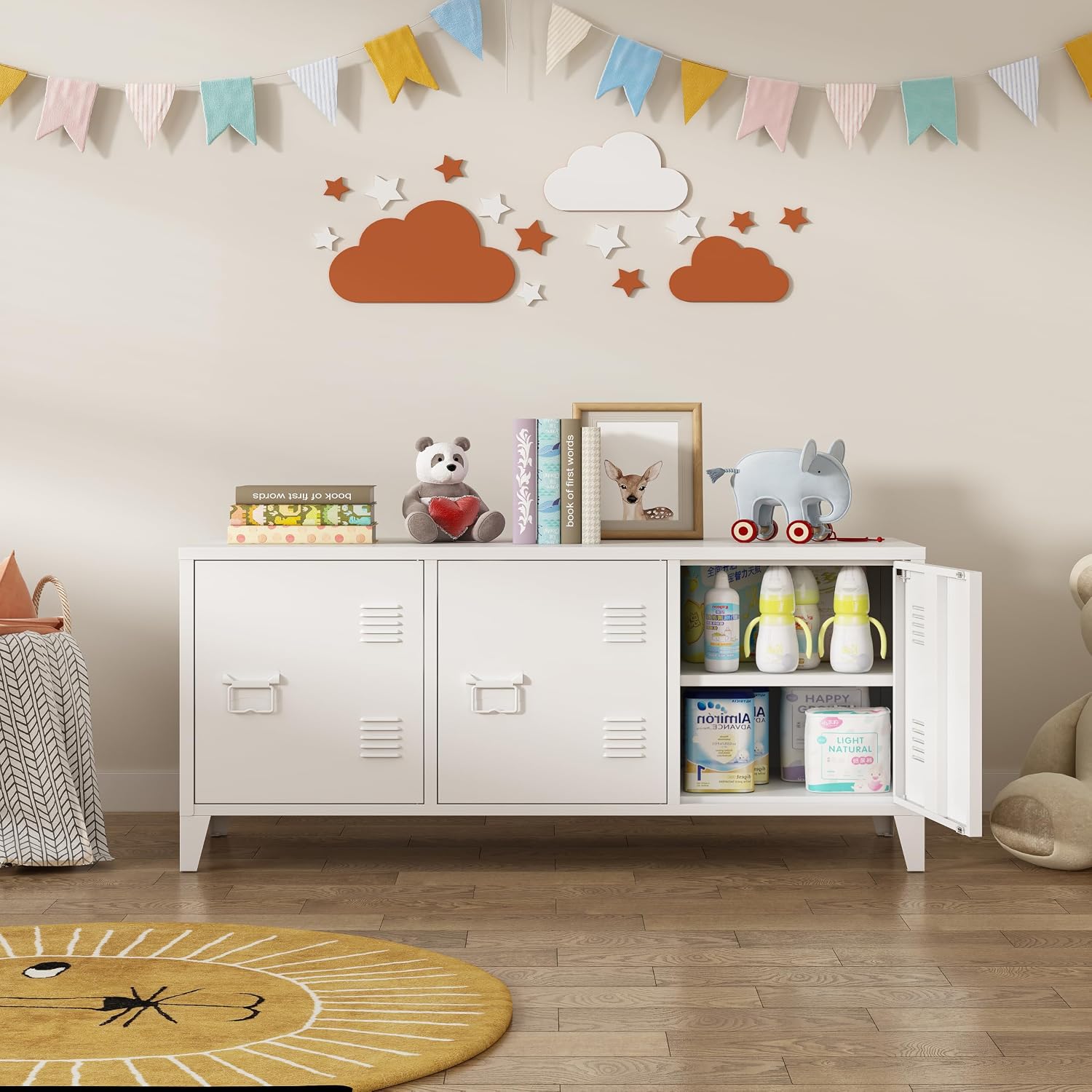 Pusat Hiburan Meja TV Modern,  - Credenza Office Storage ulasan dan harga